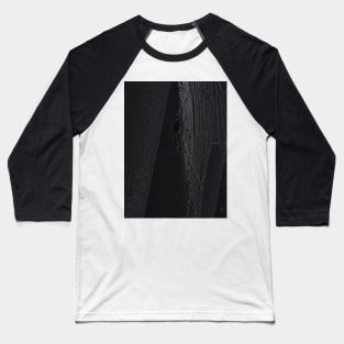 Black spider in its web Baseball T-Shirt